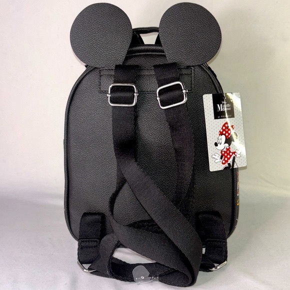 🆕 Disney Minnie Mouse Icon Ltd Edition Bow & Ears Mini-Backpack - Picture 2 of 13